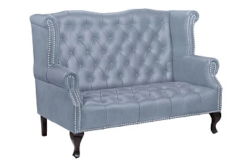 купить Кожаный дизайнерский диван лофт Royal Sofa Grey
