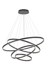 Люстра Orblaze 4 rings 1000 black в интерьере