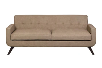 Диван скандинавский на ножках Uter коричневый