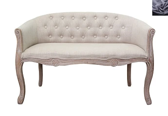 купить красивый Дизайнерский двухместный диван Kandy Double Mocca цвет серый в интернет-магазине