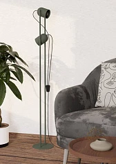 купить 44137 Торшер TILSTON, 2X8W(E14), сталь, зеленый