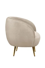 фото Мягкое кресло Benee Taupe в интерьере