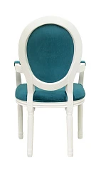 красивый Мягкий стул с подлокотниками Volker Arm Blue and White на заказ