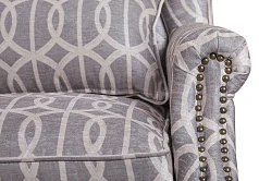 Мягкое полукресло с подлокотниками Scott Grey