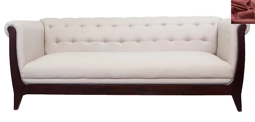 красивый Классический диван Delvin красный