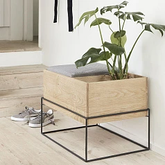 купить БАНКЕТКА С ПОДУШКОЙ И ЯЩИКОМ ДЛЯ ХРАНЕНИЯ HUBSCH