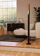 красивые 901735 Торшер с ножным выключателем BARBOTTO, 1X4,5W(GU10-LED), 345lm, H1365, сталь, дерево