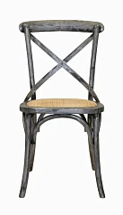 Стул Cross Back Silver в интерьере