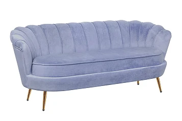 заказать Трехместный диван ракушка для гостиниц Pearl Triple Blue