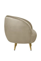 Мягкое кресло Small Benee Taupe в интерьере