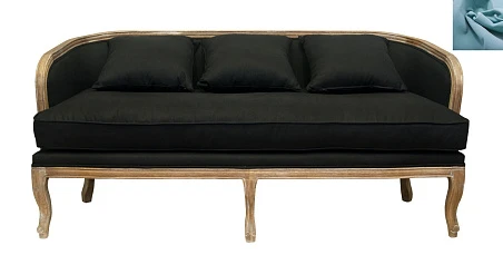 красивый Диван ретро Nora голубой