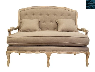 купить красивый Прямой диван модерн Yareli Brown синий в интернет-магазине