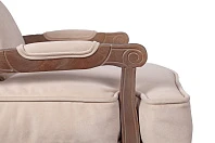 стильное Мягкое полукресло с подлокотниками Nitro Beige V4