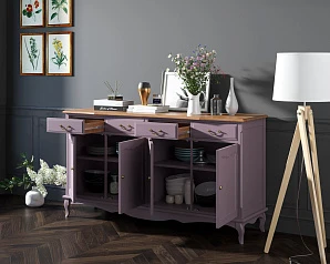 стильный Комод "Leontina lavanda" с ящиками и дверками арт ST9345L