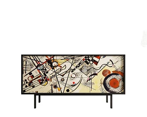 купить Комод две дверки и три ящика "Emerson" by Kandinsky арт EM08/Print_01