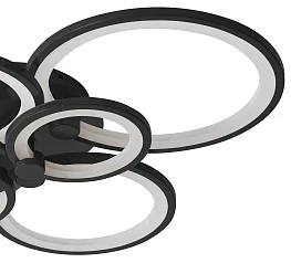 Люстра Oris 6 rings black в интернет-магазине