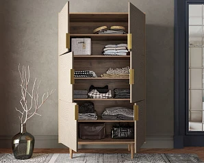 фото Большой комод с шестью дверками "Line" R20/beige