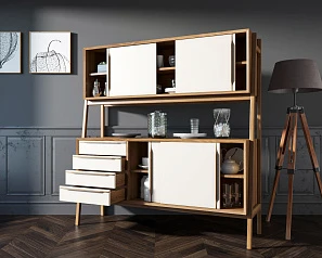 заказать Буфет "Bruni white" широкий арт BR37WH в интернет-магазине