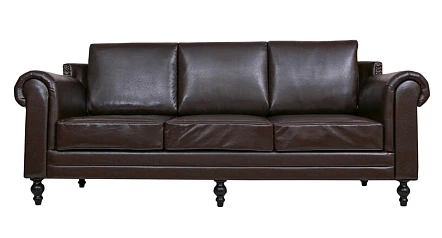 купить стильный Дизайнерский кожаный диван Toren Brown