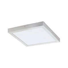 купить 97269 Светодиодный накладной светильник FUEVA 1, 25W(LED), 2500lm, 400х400, H30, алюминий, cеребряный/