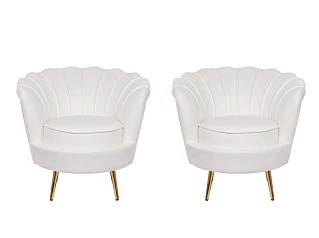 фото Комплект кресел ракушка Pearl Beige