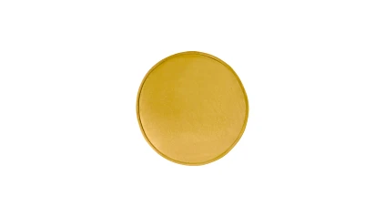 Кресло с пуфом ракушка Pearl Yellow