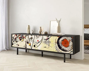 Комод с восемью ящиками "Emerson" by Kandinsky арт EM03/Print_01 на заказ