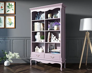 красивый Стеллаж Leontina Lavanda двойной арт GS27/2L