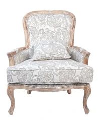 стильное Мягкое полукресло с подлокотниками Shea
