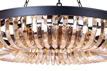 купить Люстра Terra Black Amber D80