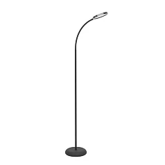 купить красивые 902176 Светодиод торшер с регулировкой цветовой температуры LAURO, 1X5,5W(LED), 2700K, 4000K, 6500K, 600lm, пластик, черный в интернет-магазине