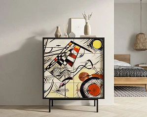 красивые Комод на восемь ящиков "Emerson" by Kandinsky арт EM20/Print_01