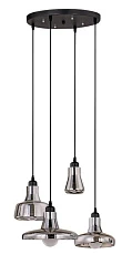 стильные Люстра Boretto Smoke Glass Round