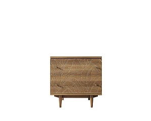 Комод "Boho" 2 ящика джангл арт BH06 в интерьере
