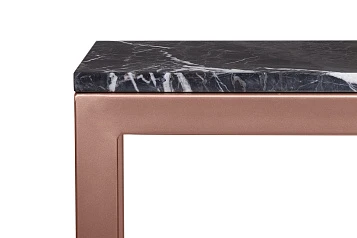 стильный Журнальный столик прямоугольный Aron Marble-Cu на заказ
