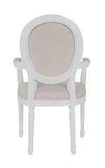 стильное Мягкое полукресло с подлокотниками Diella White