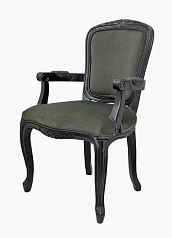 Мягкий стул с подлокотниками Gran Arm Grey в интернет-магазине