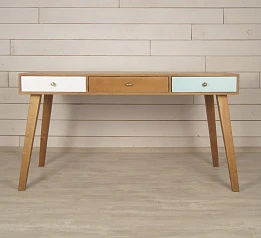 купить Рабочий стол "Aquarelle Birch" с тремя ящиками арт RE-36ETG в интернет-магазине