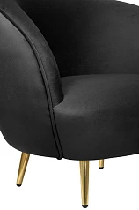 заказать стильное Мягкое кресло для гостиниц Small Benee Black