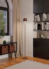 заказать 901751 Аккум. торшер сенсорн., димм. MANNERA-L, H1400, 4,3W(LED), IP54, 2400K, 3000K, 4000K, 440lm, алюминий, сталь, красно-бурый/пластик, белый