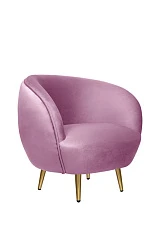 фото Мягкое кресло Small Benee Pink в интерьере