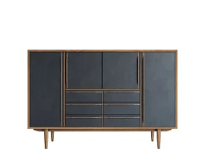 заказать стильные Большой комод "Bruni Black" арт BR09Black