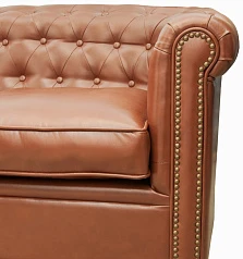 заказать Диван кожаный Karo brown 3S
