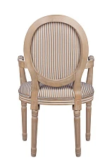 Мягкий стул с подлокотниками Volker Arm Orange Pinstripe