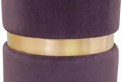 фото Дизайнерский пуф Brassy Violet в интерьере