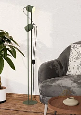 купить 44137 Торшер TILSTON, 2X8W(E14), сталь, зеленый