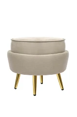 купить Пуф Pearl Adorn Taupe в интернет-магазине