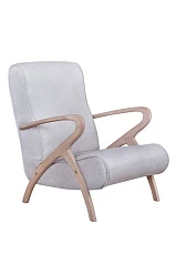 Низкое кресло Fobos light grey на заказ в интернет-магазине