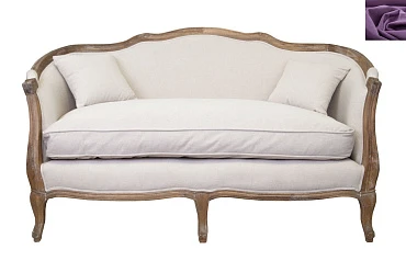 фото Диван ампир Darcy 2 фиолетовый