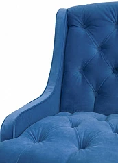 Прямой двухместный американский диван Sommet синий в интернет-магазине